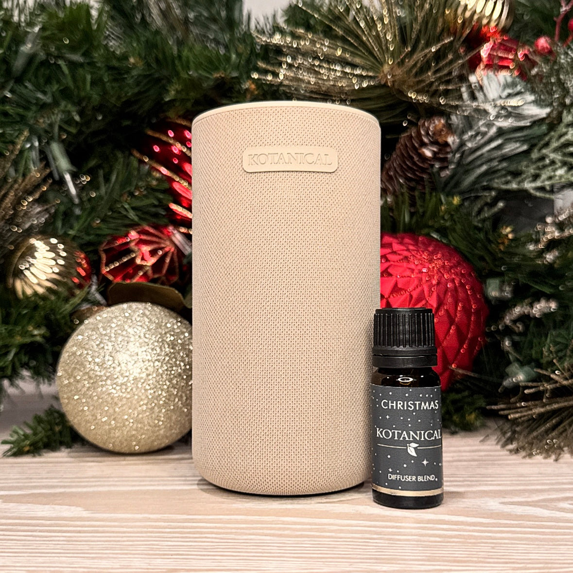 Cream Waterless Oil Diffuser (Rechargeable)