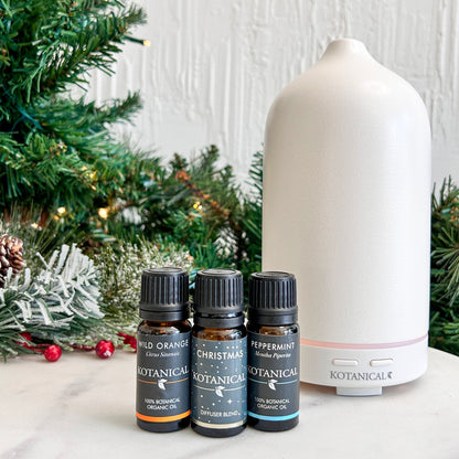 Holiday Oil Diffuser Bundle (White Diffuser)